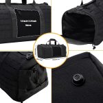 QT&QY 40L Military Tactical Duffle Bag For Men Sport Gym Bag Fitness Tote Travel Duffle Bag Training Workout Bag With Shoe Compartment Basketball Football Weekender Bag - Image 7